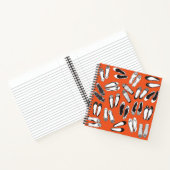 Ballet Flats Orange Spiral Notebook Notizbuch (Innenseite)