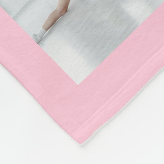 Ballet Foto Collage Fleecedecke (Ecke)