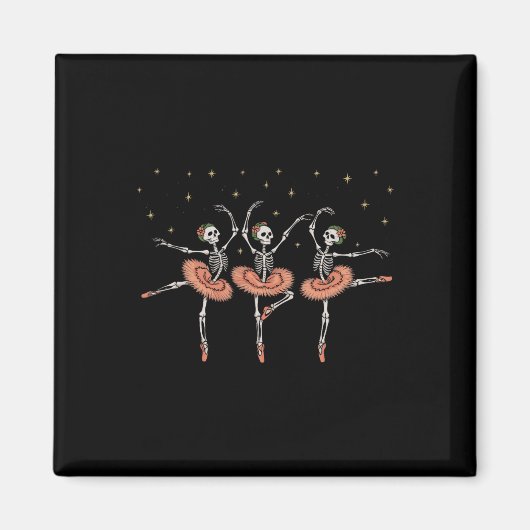 Ballet Funny Halloween Outfit Kostüme Magnet (Vorne)