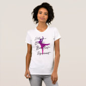 Ballet für schlafend essen - Minimalistisches Ball T-Shirt (Vorne ganz)