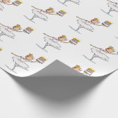 Ballet Geburtstag Geschenkpapier (Ecke)