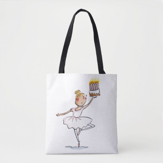 Ballet Geburtstag Tasche (Vorderseite)