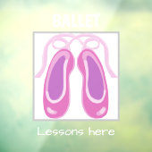 Ballet hier fensteraufkleber (Blatt 3)