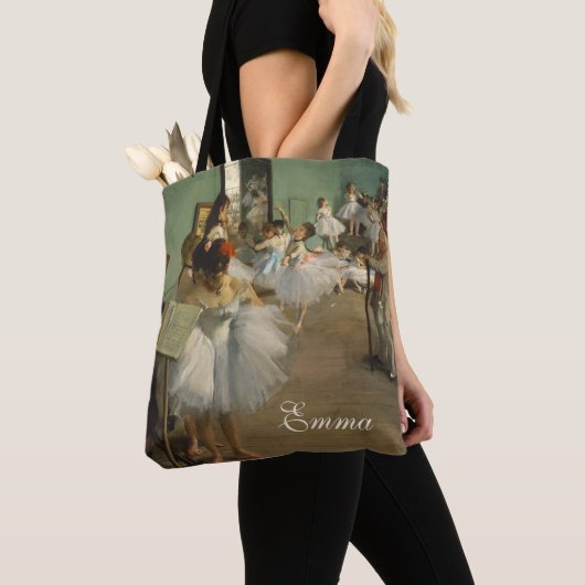 Ballet-Klasse | Edgar Degas | Impressionistin Tasche (Von Nahem)