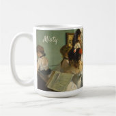 Ballet-Klasse | Edgar Degas | Tänzer Personalisier Kaffeetasse (Links)
