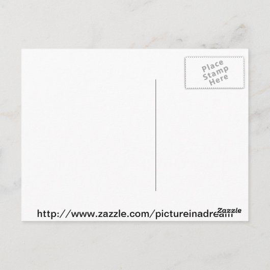 Ballet-Klasse Postkarte (Rückseite)