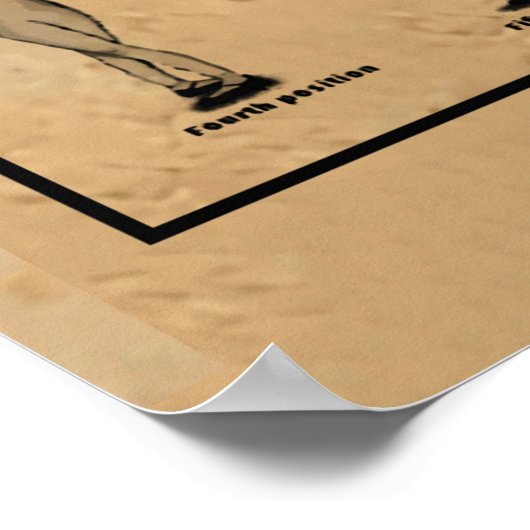 Ballet Knowledge Poster, Ballett Poster (Ecke)