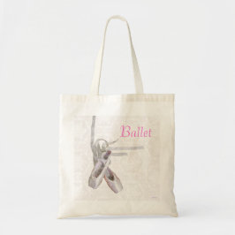 Ballet & Lace Budget Leinwand Tasche