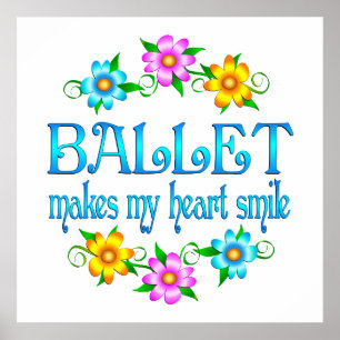 Ballet Lächeln Poster
