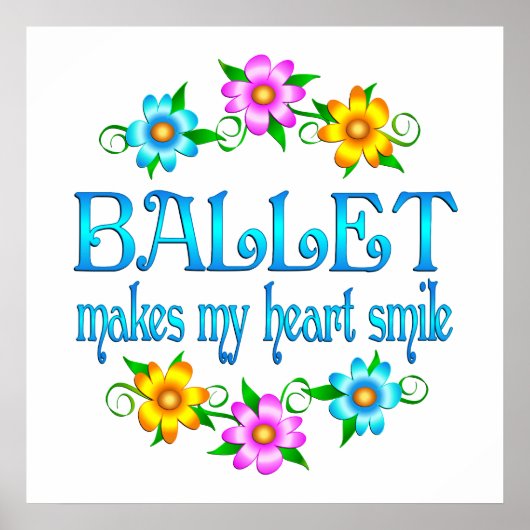 Ballet Lächeln Poster (Vorne)