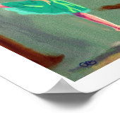 Ballet Liebe Art Poster (Ecke)