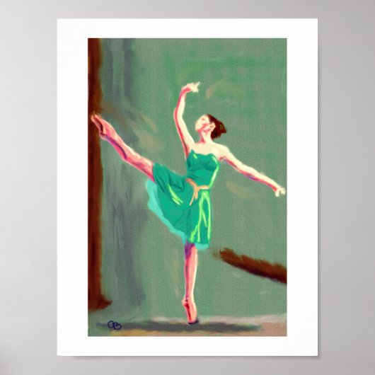 Ballet Liebe Art Poster (Vorne)