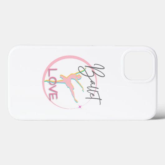 Ballet Liebe iPhone Case (Rückseite (Horizontal))