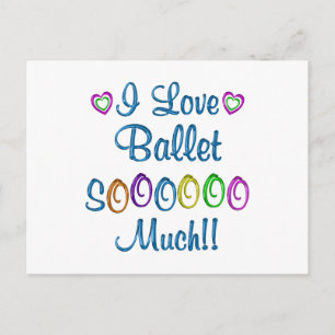 Ballet-Liebe Postkarte