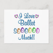 Ballet-Liebe Postkarte (Vorderseite)