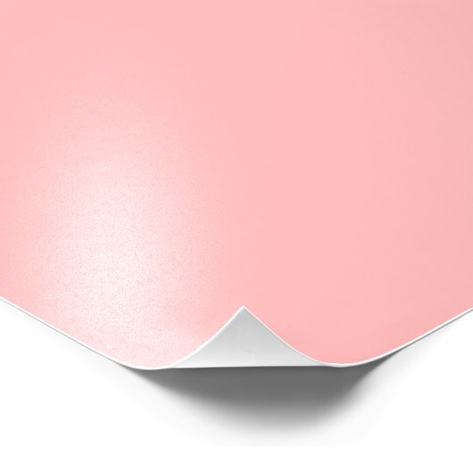 Ballet Light Pink Personalisiert Peach Background Fotodruck (Ecke)