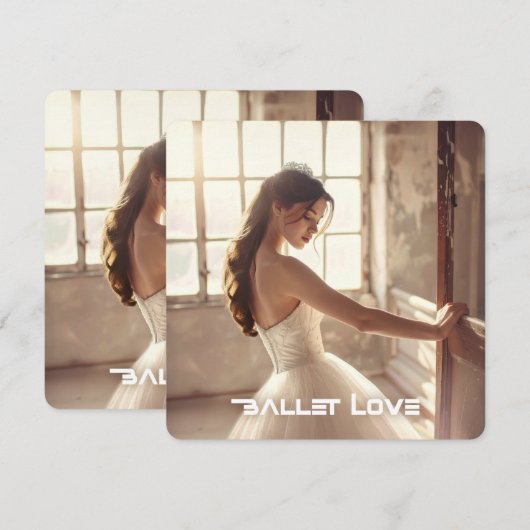 BALLET LOVE - BALLET & DANCE (Vorne/Hinten)