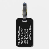 Ballet Luggage Tag - SRF Gepäckanhänger (Rückseite vertikal)