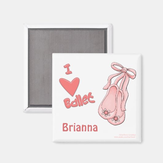 Ballet Magnet (Vorderseite/Rückseite)