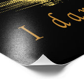 Ballet Male Dancer Line Art - Ich tanze für mich Fotodruck (Ecke)