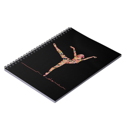Ballet modern dancer notizblock (Linke Seite)
