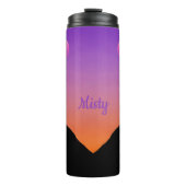 Ballet Moon Balance Personalisierter Name Thermosbecher (Vorderseite)