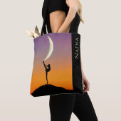 Ballet Moon Dance Personalisierter Name Tasche (Von Nahem)