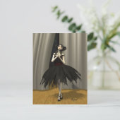 "Ballet Noire" Postkarte (Stehend Vorderseite)