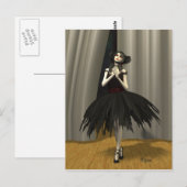 "Ballet Noire" Postkarte (Vorne/Hinten)