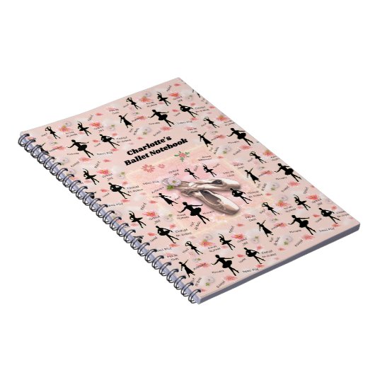 Ballet-Notebook (mit anpassbarem Titel) Notizblock (Rechte Seite)