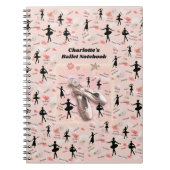 Ballet-Notebook (mit anpassbarem Titel) Notizblock (Vorderseite)