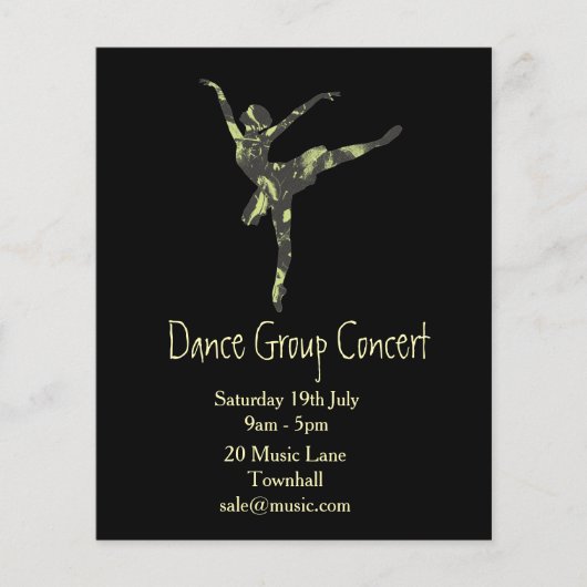 Ballet or modern dance flyer (Vorne)