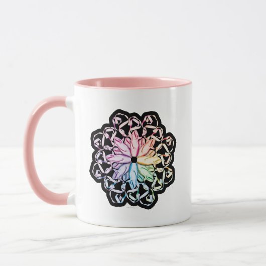 Ballet Pattern (Spektrale Tasse) Tasse (Links)