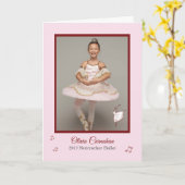 Ballet Performance Anpassbare Foto-Veranstaltung u Karte (Gelbe Blume)