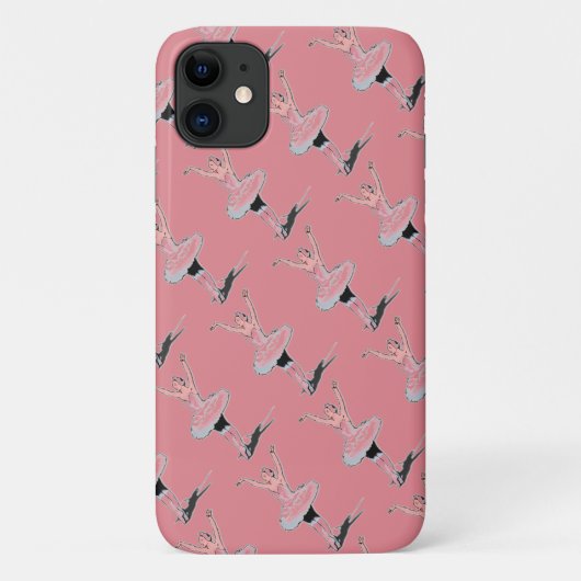 Ballet Pink Ballerina Case-Mate iPhone Hülle (Rückseite)