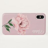 Ballet Pink Blume iPhone X Fall Case-Mate iPhone Hülle (Rückseite (Horizontal))