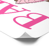 BALLET Pink Tutu Girl Ballerina Tanzstudio Poster (Ecke)