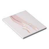 Ballet Point Shoes Notizblock (angewinkelt)
