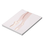 Ballet Point Shoes Notizblock (Rotiert)