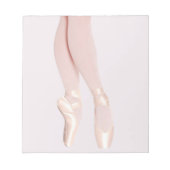 Ballet Point Shoes Notizblock (Vorderseite)