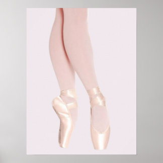 Ballet Point Shoes Poster