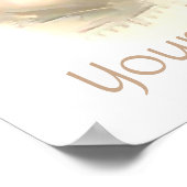 Ballet Pointe Shoes Personalisiert gestrichen Poster (Ecke)