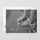Ballet Postkarte (Vorne/Hinten)