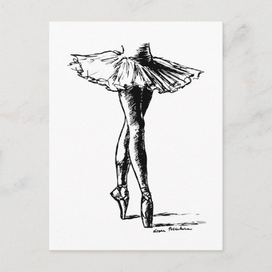 Ballet Postkarte (Vorderseite)