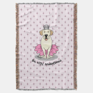 Ballet Princess Gelbe Labrador Labrador Retriever Decke