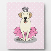 Ballet Princess Gelbe Labrador Labrador Retriever  Fotoplatte (Vorderseite)