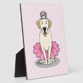 Ballet Princess Gelbe Labrador Labrador Retriever  Fotoplatte (Seite)