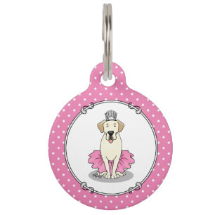Ballet Princess Yellow Lab Labrador Retriever Dog Haustiermarke