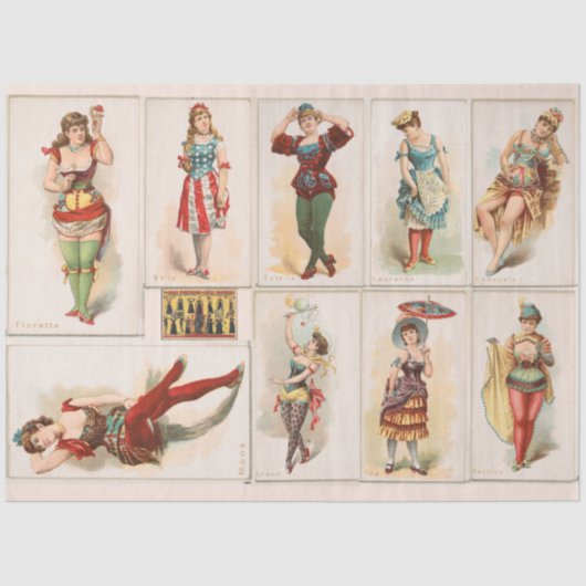 Ballet Queens Decoupage Wrapper Seidenpapier (Vorderseite)
