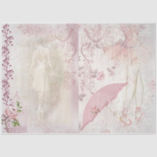 Ballet Romace Serie Design 7 Gewebepapier Seidenpapier (Vorderseite)
